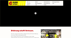 Desktop Screenshot of gloortransport.ch